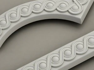 molding with corner elements harmony 3D Model