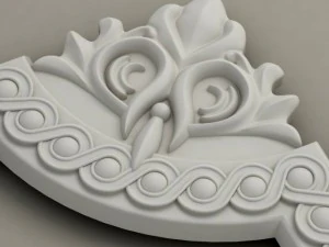 molding with corner elements harmony 3D Model