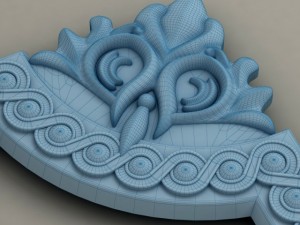 molding with corner elements harmony 3D-Modell