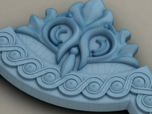 molding with corner elements harmony 3D Model