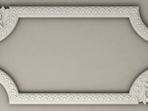 molding with corner elements harmony 3D Model