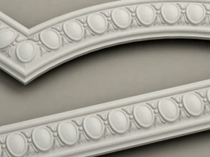 molding with corner elements harmony 3D Model