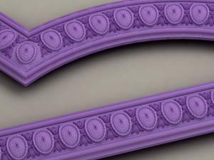 molding with corner elements harmony 3D Model