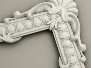 molding with corner elements harmony 3D Model