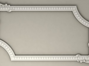 molding with corner elements harmony 3D Model