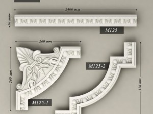 molding with corner elements harmony Modèle 3D