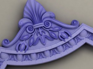 molding with corner elements harmony Modelo 3D