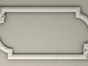 molding with corner elements harmony 3D Model