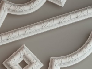 molding with corner elements gaudi decor 3D Модель