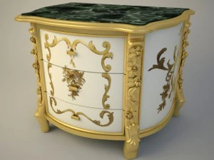 night table meroni francesco amanda 3D Model