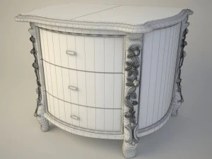 night table meroni francesco amanda 3D Model