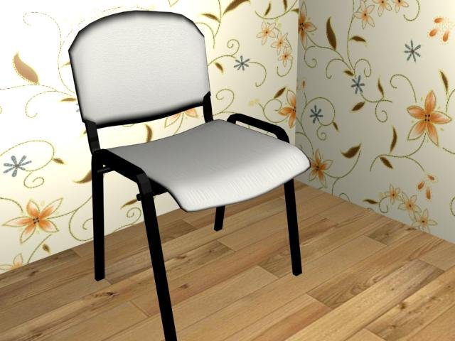 office chair 3D Model .c4d .max .obj .3ds .fbx .stl .blend
