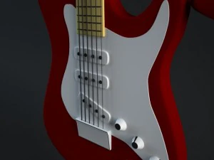 guitar guy rigged 3D Model
