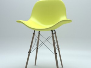eames chair Modelo 3D