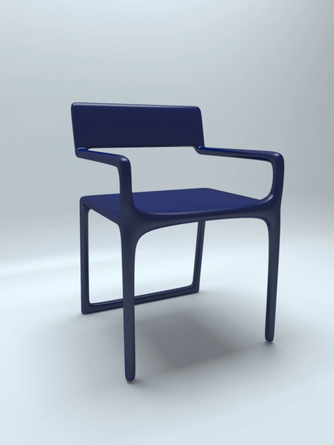p chair 3D Model .c4d .max .obj .3ds .fbx .stl .blend 