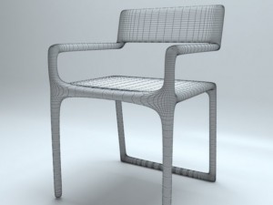 p chair 3D Модель