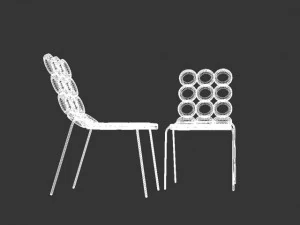 stołek Model 3D