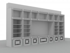 shelving 3D-Modell