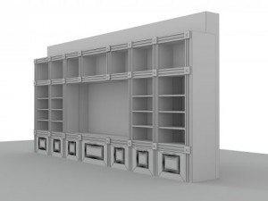 shelving 3D-Modell