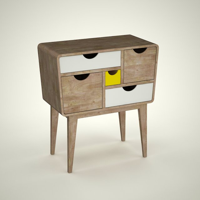 commode kristbjorg scandinavian style Model 3D .c4d .max .obj .3ds .fbx .stl .blend 