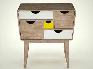 commode kristbjorg scandinavian style Model 3D