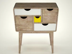 commode kristbjorg scandinavian style 3D Model