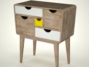 commode kristbjorg scandinavian style Model 3D