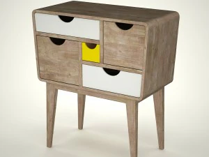 commode kristbjorg scandinavian style 3D Model
