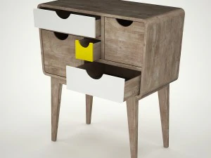 commode kristbjorg scandinavian style 3D Model