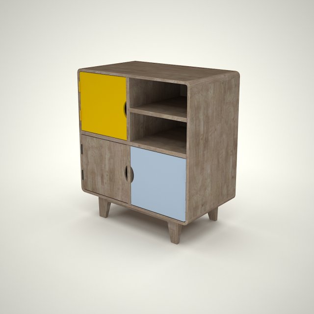commode rafn scandinavian style Modelo 3D .c4d .max .obj .3ds .fbx .stl .blend 