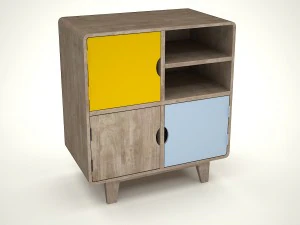 commode rafn scandinavian style 3D Model