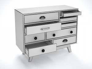 commode finnolfr 3Dモデル