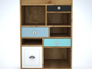 c&oacute;moda lokke Modelo 3D