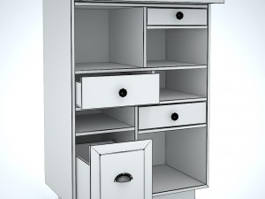 commode lokke 3D Model