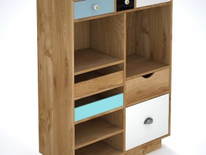 commode modolfr scandinavian style 3D Модель