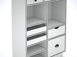commode modolfr scandinavian style 3D Модель