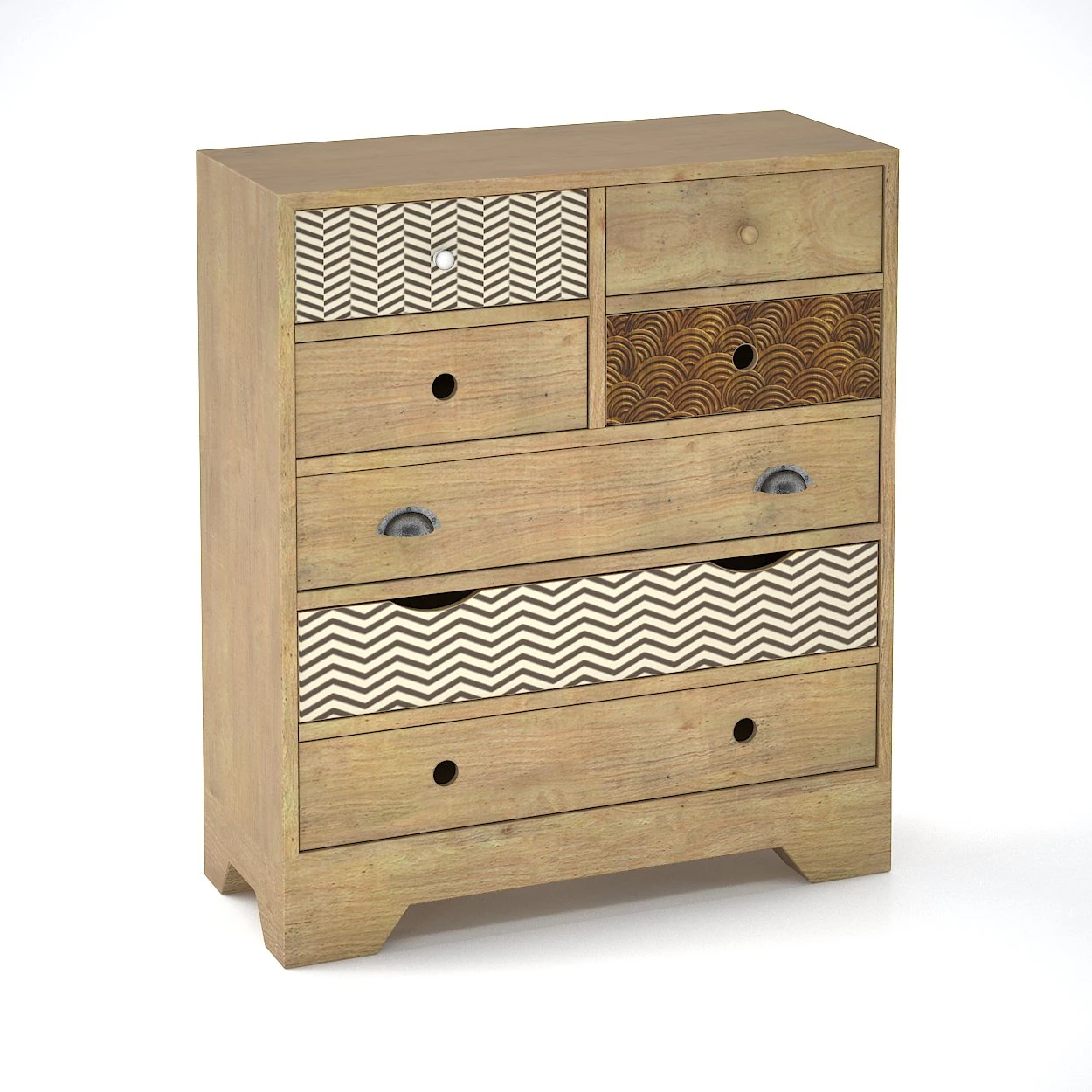 valgautr commode scandinavian style 3D Model .c4d .max .obj .3ds .fbx .stl .blend 