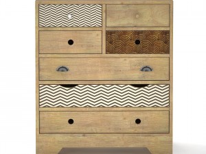 valgautr commode scandinavian style 3Dモデル