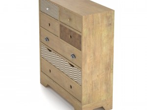 valgautr commode scandinavian style 3Dモデル