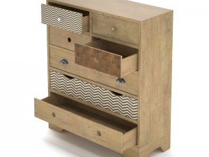 valgautr commode scandinavian style 3Dモデル