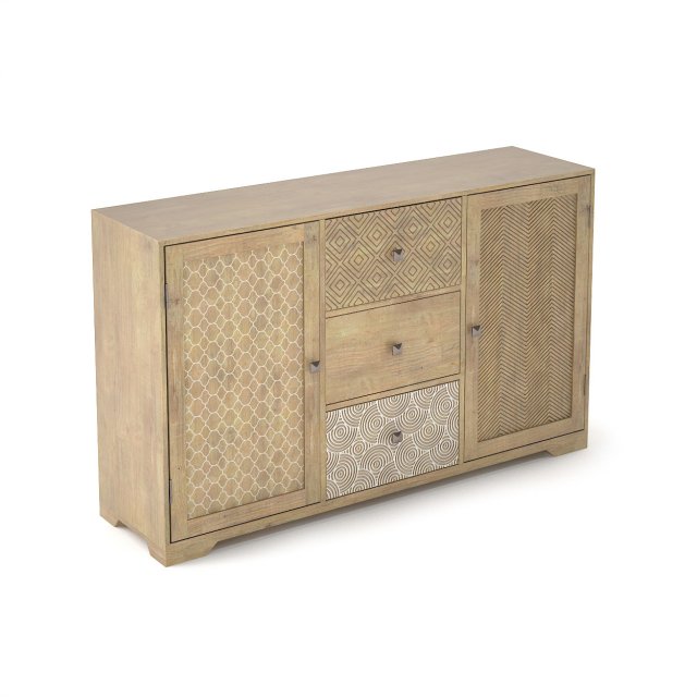 hallgils commode scandinavian style 3D Model .c4d .max .obj .3ds .fbx .stl .blend 