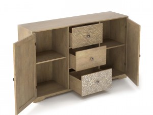 hallgils commode scandinavian style 3D Model