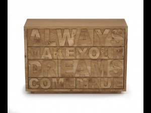 dreams commode Modèle 3D