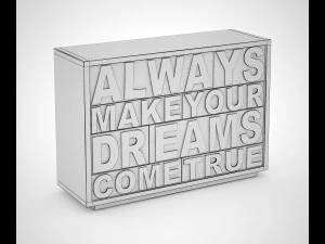 dreams commode 3D Model