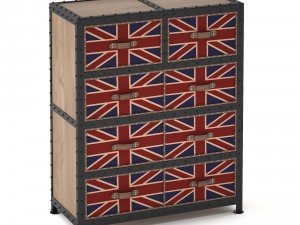union jack commode 3D 모델