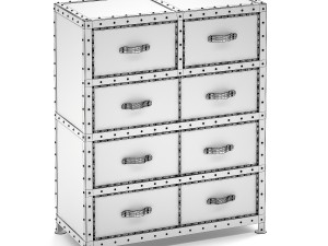 union jack commode Modello 3D