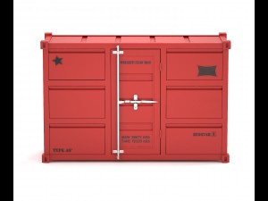 sea container commode 3D Модель