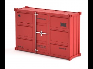 sea container commode 3D Модель