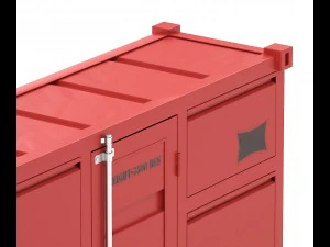 sea container commode 3D Model