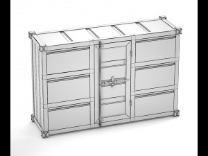 sea container commode 3D Модель